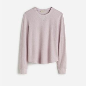 Madewell Violet Waffle Knit Long Sleeve- Medium